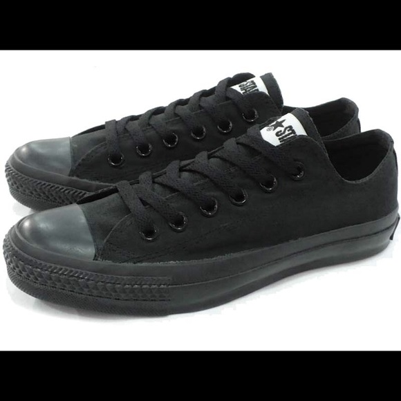 All black converse
