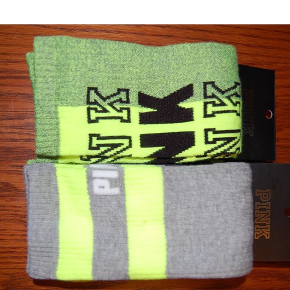 PINK Victoria's Secret Other - Victoria's Secret Pink Knee Socks-2 pairs