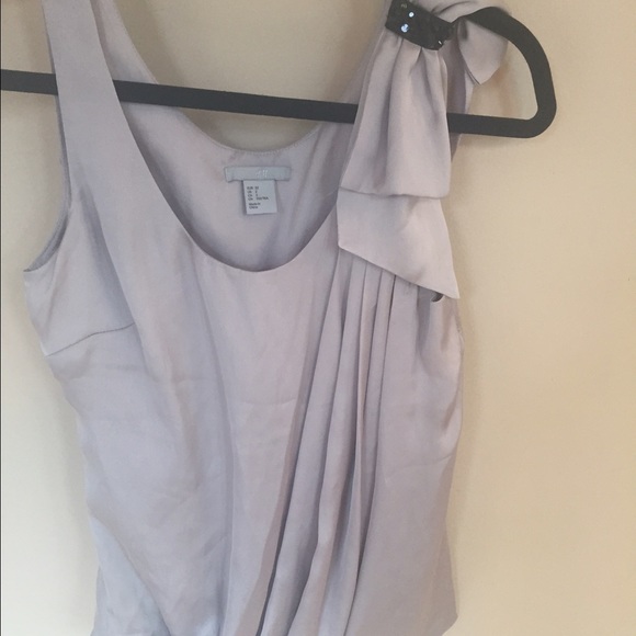 H and m silk top