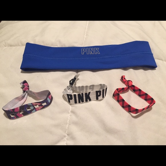 Victoria's Secret PINK blue athletic headband