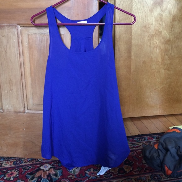 Sheer tank top