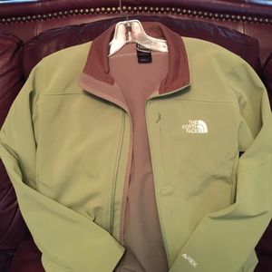 North Face zip up jacket.