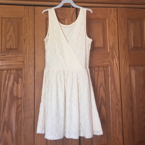 Cream Colored Lace Dress