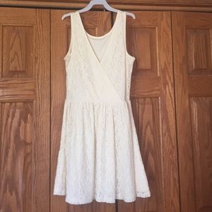 Cream Colored Lace Dress