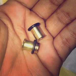 gold tunnels size 0 g