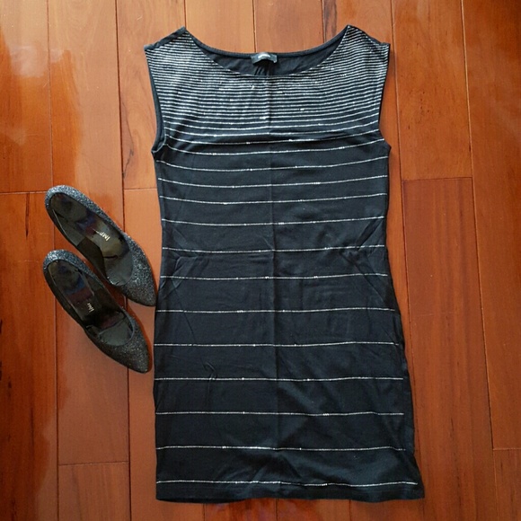 Express mini black dress.