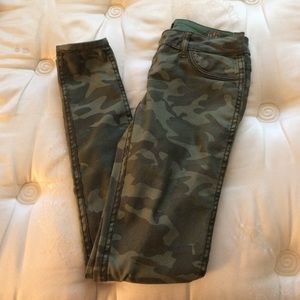 Reversable army jeans