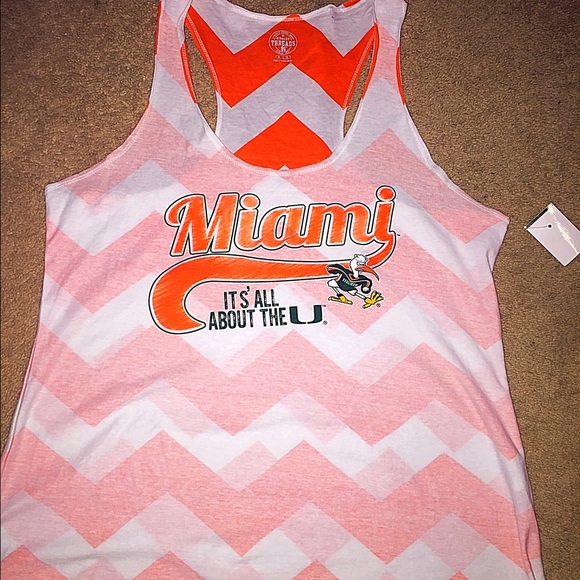 New University of Miami chevron tank