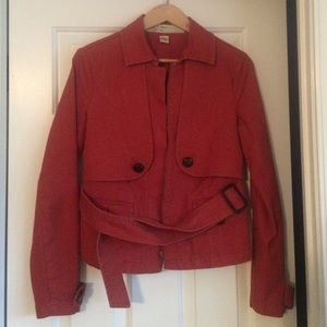 Anthropologie Sitwell rust colored jacket