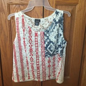 American flag crop top