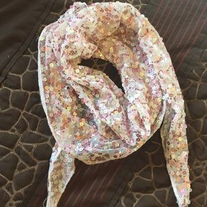 Sequin scarf