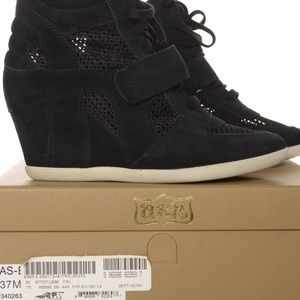 Ash Bowie Suede/Mesh Wedge Sneaker 37