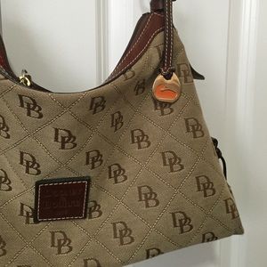 ‼️SOLD‼️Dooney Canvas Monogram Tote