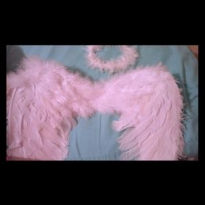 Baby photo prop Angel wings & halo