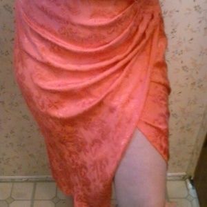 Vintage cinch waist evening dress