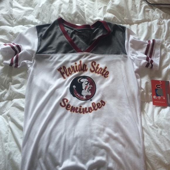 Florida State University V neck tee