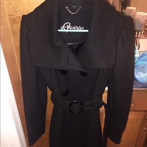 Guess women's long peacoat