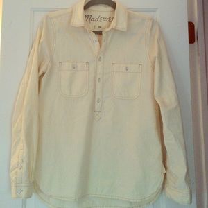 Half button down shirt