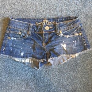 Almost Famous short shorts. Size 0