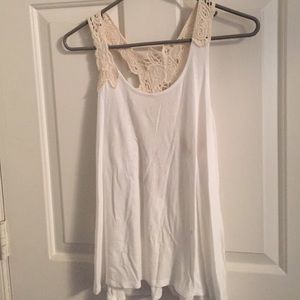 Missing Supply Co White Tank Top
