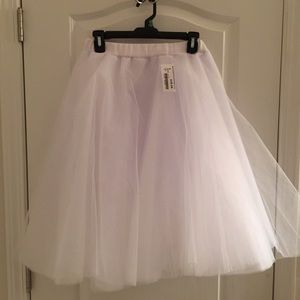 ❤️NWT White Tulle Skirt❤️