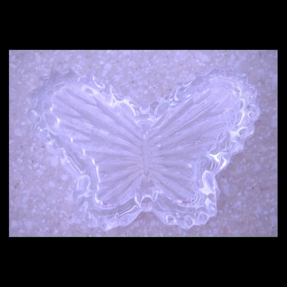 Crystal butterfly jewelry box