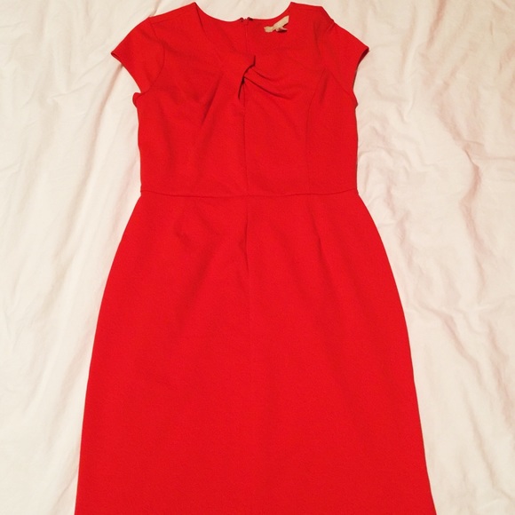 Banana republic red/orange dress