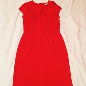 Banana republic red/orange dress