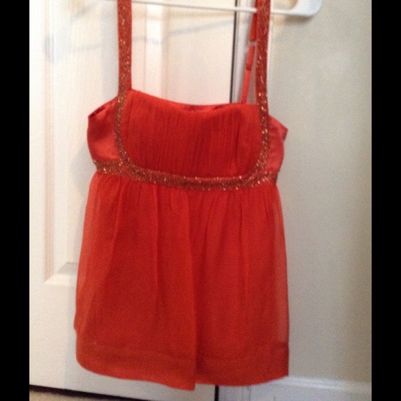 Shiffon and silk baby doll dressy top