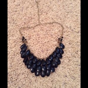 Black and Gold Statement Necklace