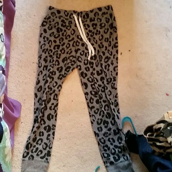 Leopard sweatpants