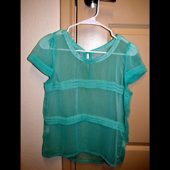 Turquoise Blouse from Forever 21