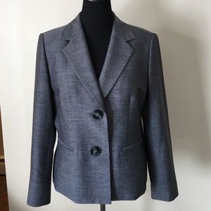 Kasper Separates steel grey blazer size 16