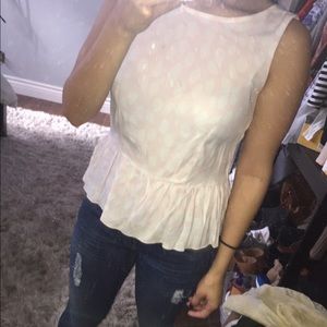 Peplum shirt light pink