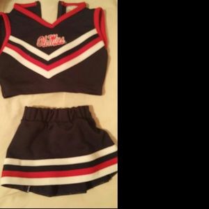 Baby girl Ol miss cheer outfit