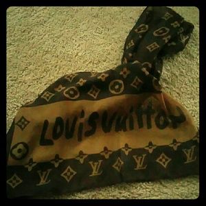 Louis Vuitton scarf!
