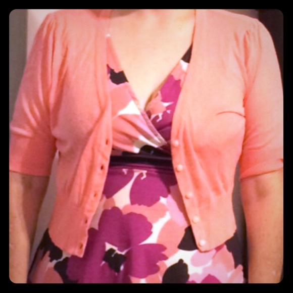 NWT- Old Navy coral shrug cardigan- Medium