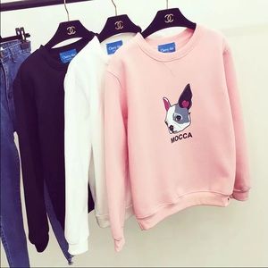 Pink sweat top very soft inside