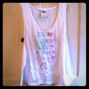 Vs pink SF Giants collection crop top