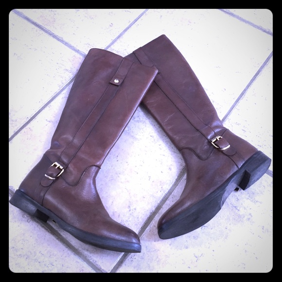 Leather Charles David Riding Boots