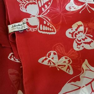 Ferragamo silk scarf (brand new)