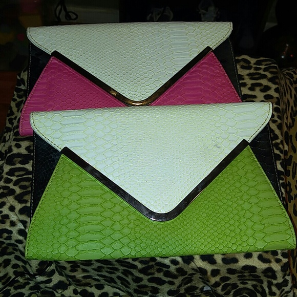 Colorful clutches perfect for a club or dinner
