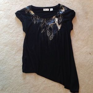 Miss Me Embroidered Tee NWOT - Sz XS. S