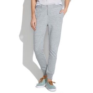 SOLD// Madewell Zip-front Terry Slouchpants S