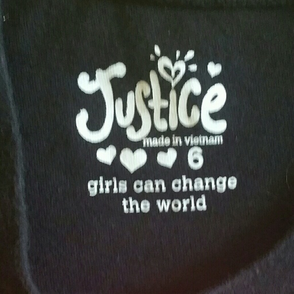 🖤 GIRLS Justice Black Owl Shirt - Picture 3 of 3