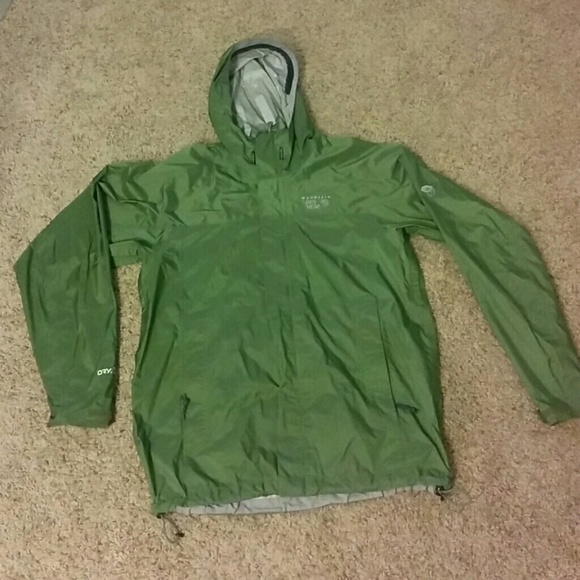 Men's Mountain Hard Wear Dry Q rain jacket.