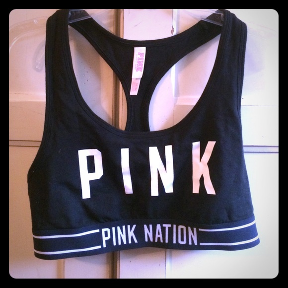 Vs pink crop top/bra