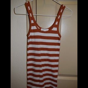 White and Orange Tank Top from Forever 21