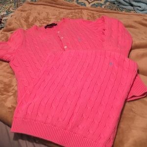 Ralph Lauren sweater set. Tank is size M outside L