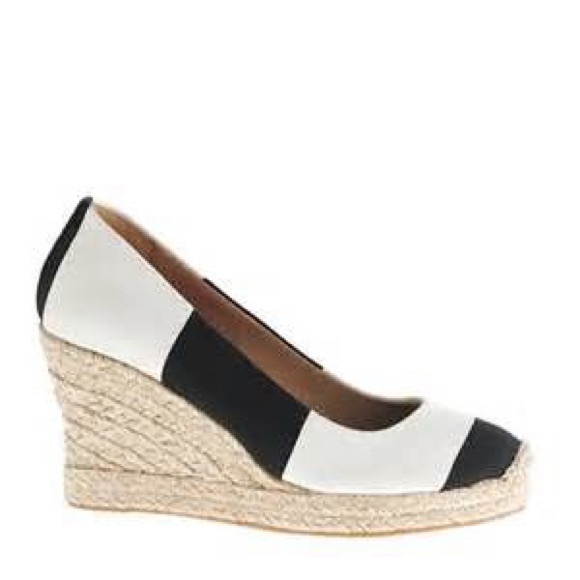 J.crew Sevilla striped espadrilles
